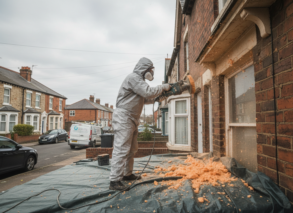 Spray Foam Removal work by FreshLayer Experts in Scunthorpe, North Lincolnshire