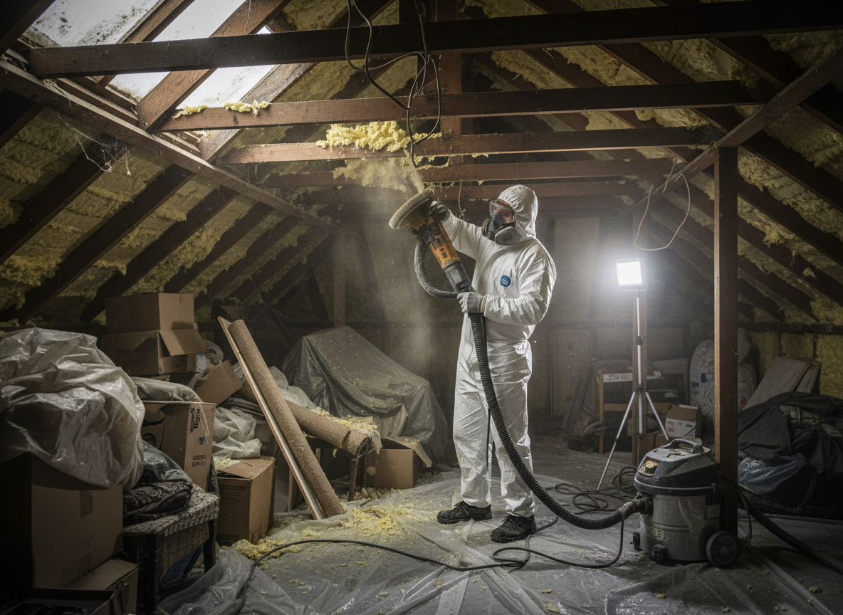 Spray Foam Removal in Grimsby