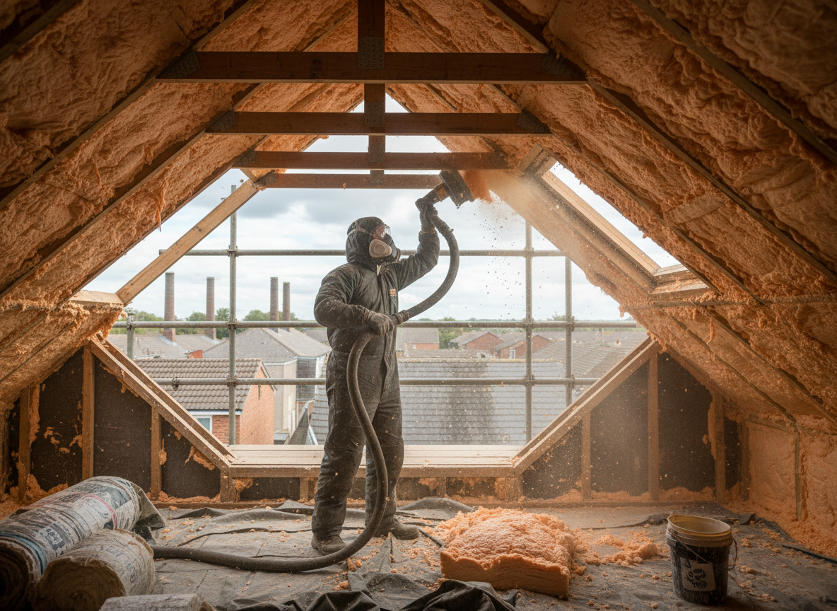 Thermal Spray Foam Removal in Scunthorpe, North Lincolnshire